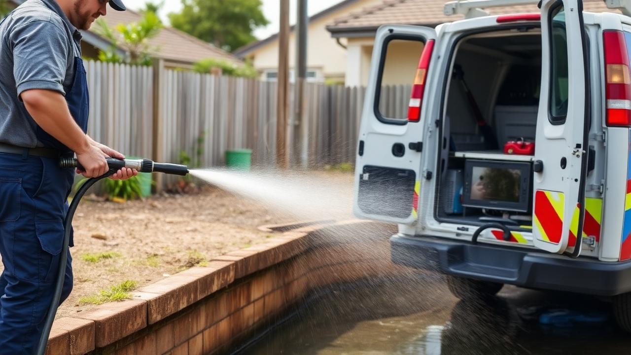 Blocked Drain project in Caringbah, NSW